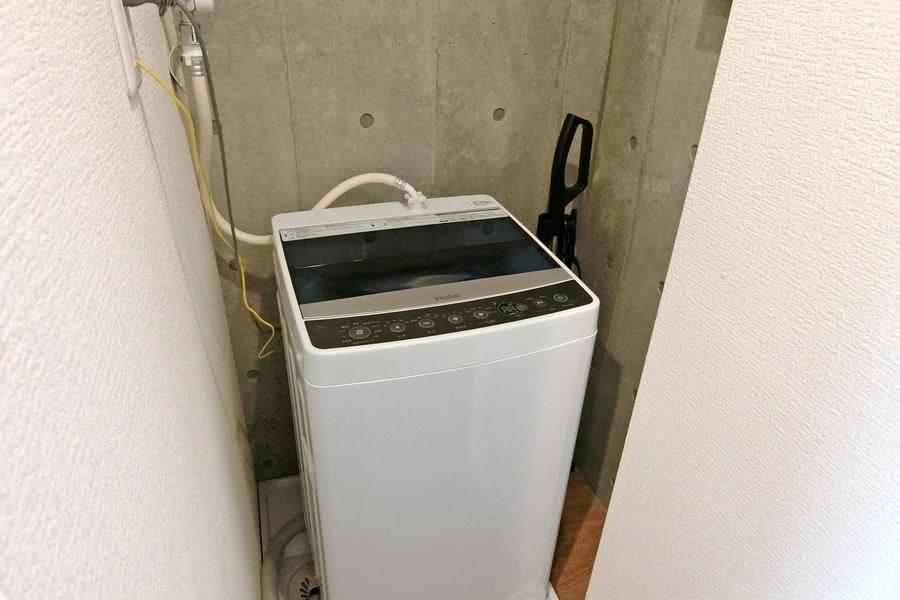 洗濯機は室内設置。防犯面、衛生面も安心です