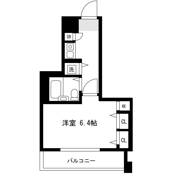 アットイン京都二条城2-2の間取り