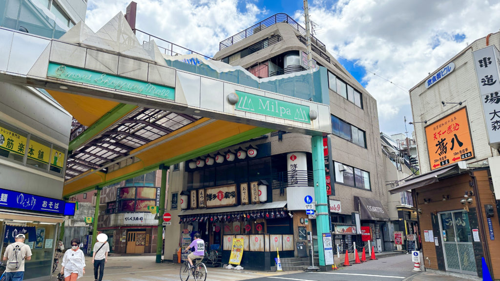 大森銀座商店街の入り口