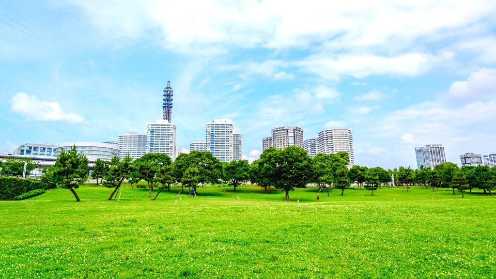 臨港パークと空
