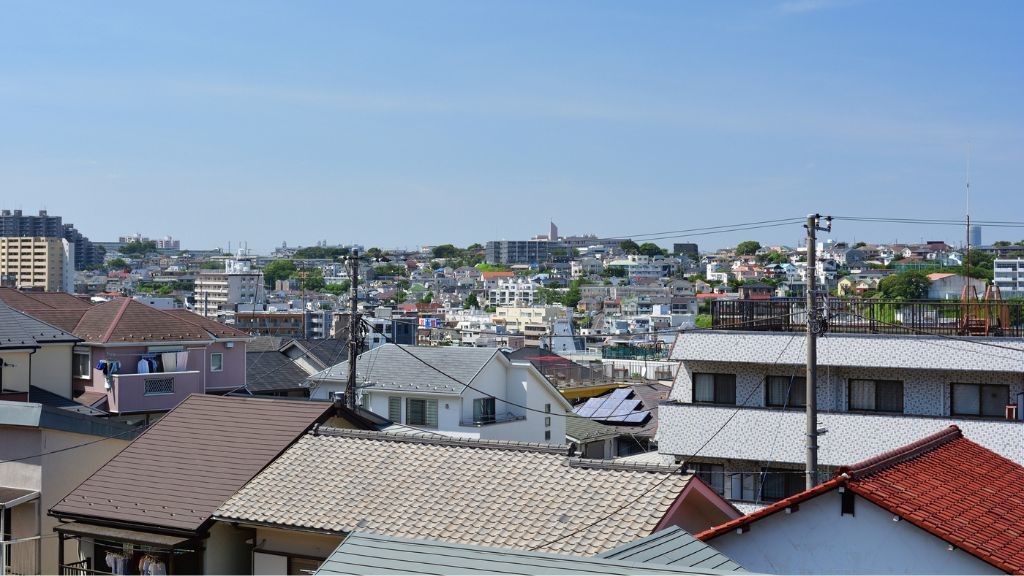 高島山公園から街を眺める