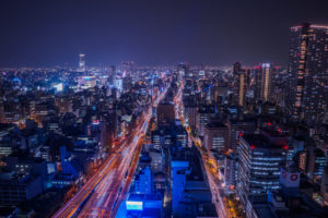 ビジネス街・本町の夜景