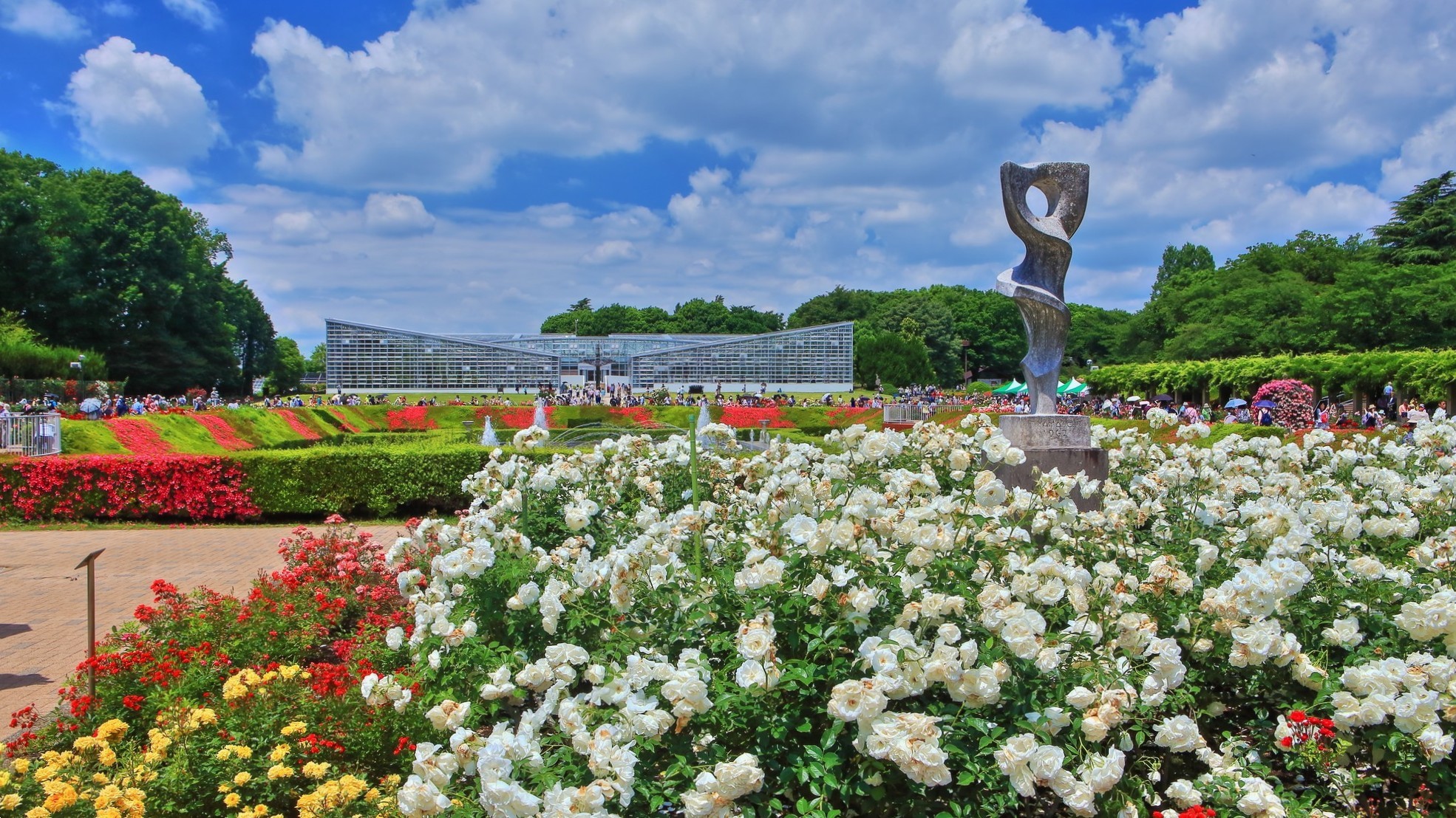 神代植物公園のバラ園