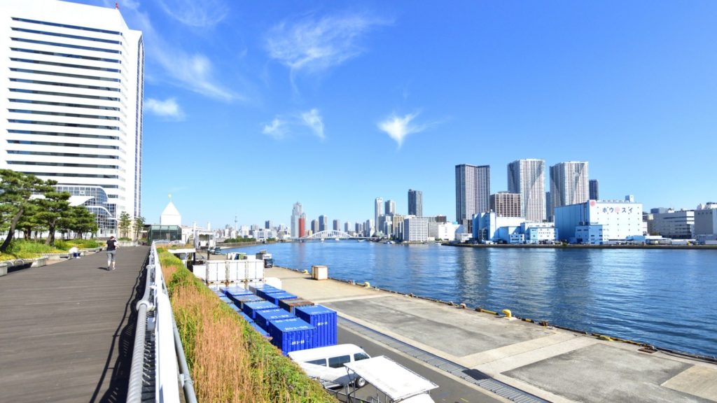 蔵前の町並み（朝）