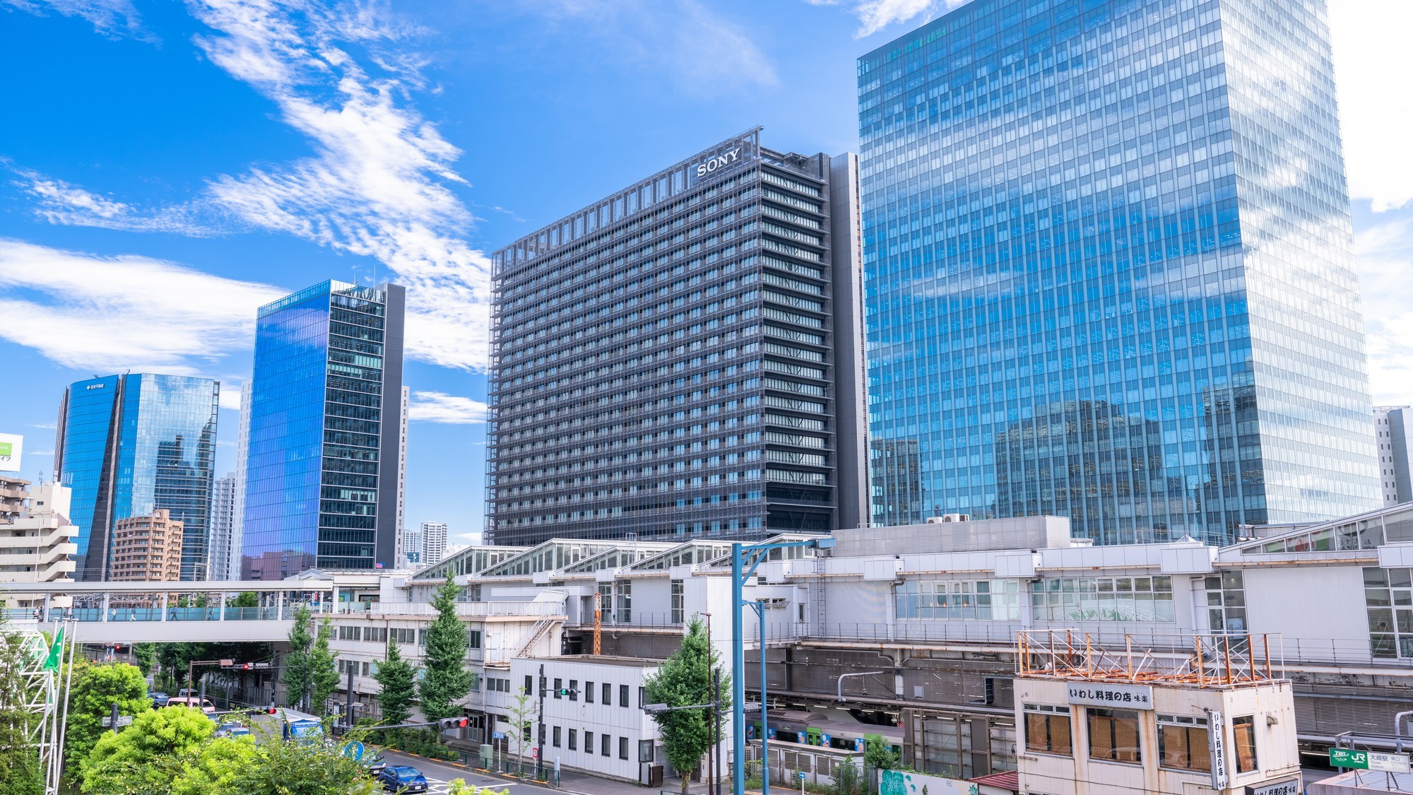 大崎駅前のオフィス街