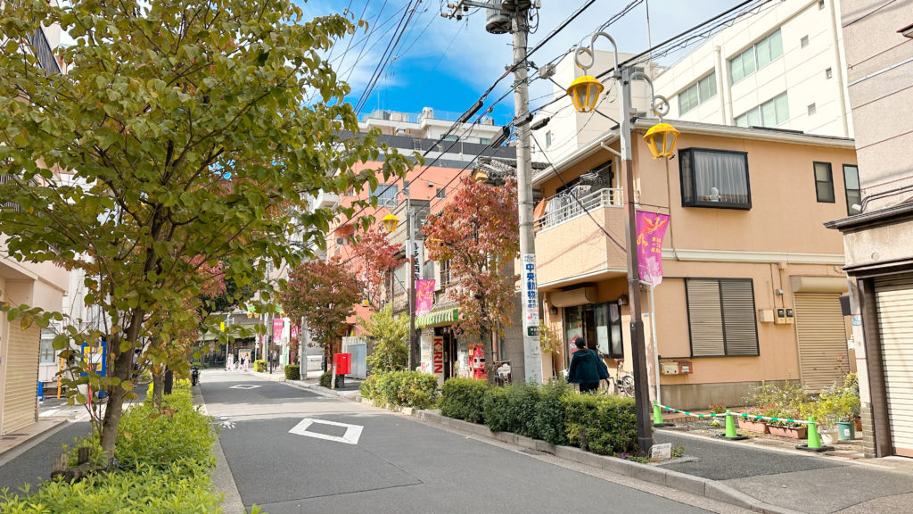 田端駅北の住宅街