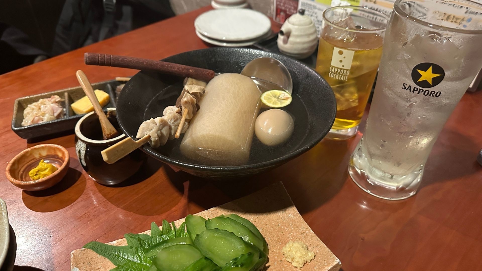 えんとの食事ｰおでん