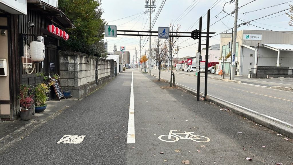 一宮駅西口周辺の様子