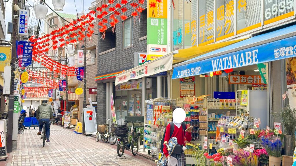 十号通り商店街の様子