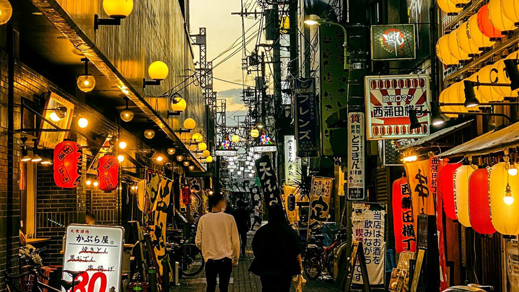 蒲田西口バーボンロード景観