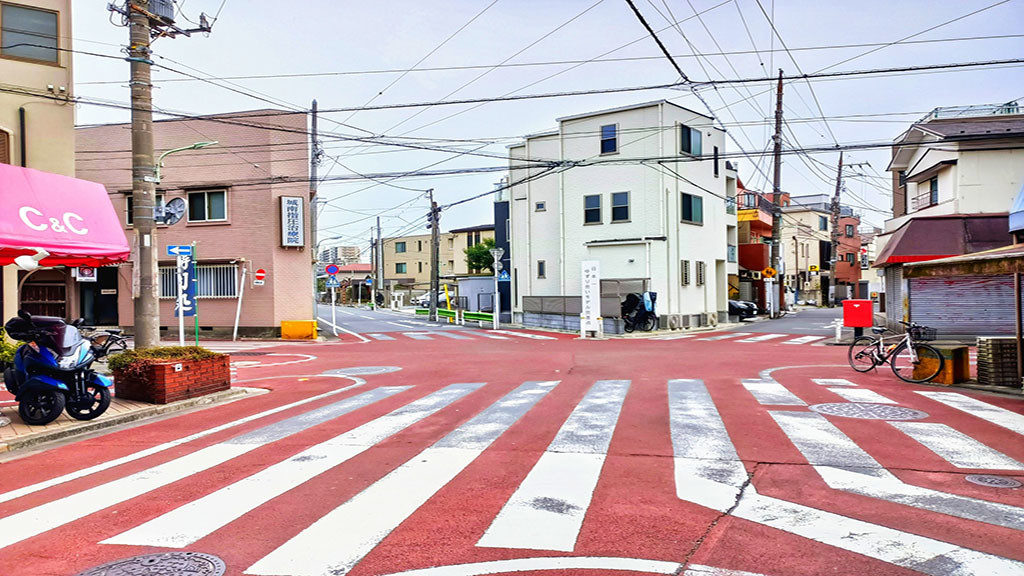 七辻交差点　景観