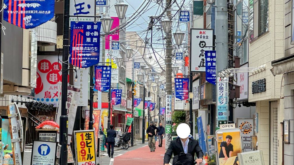 笹塚観音通り商店街の通り