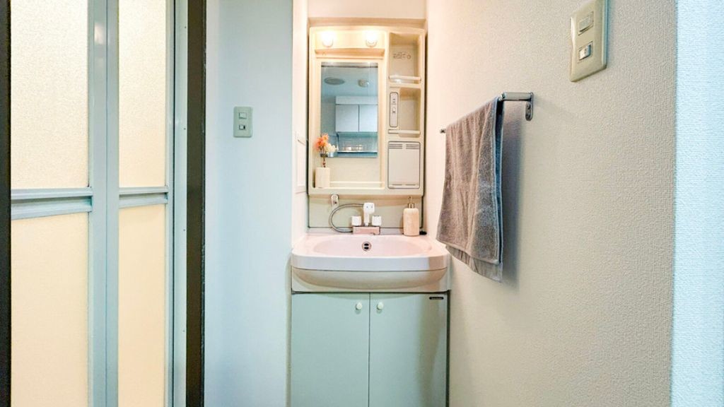 アットイン京都8-2の洗面所