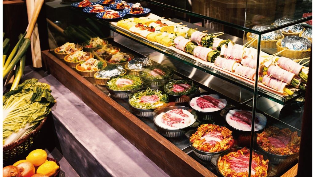 炭炉まんの料理