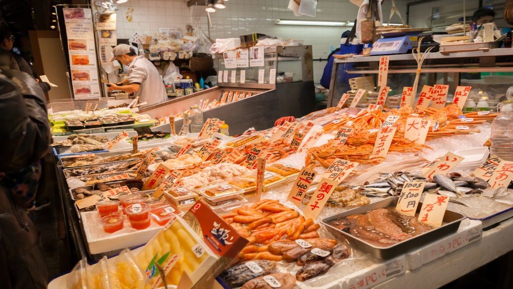 錦市場の魚屋さん