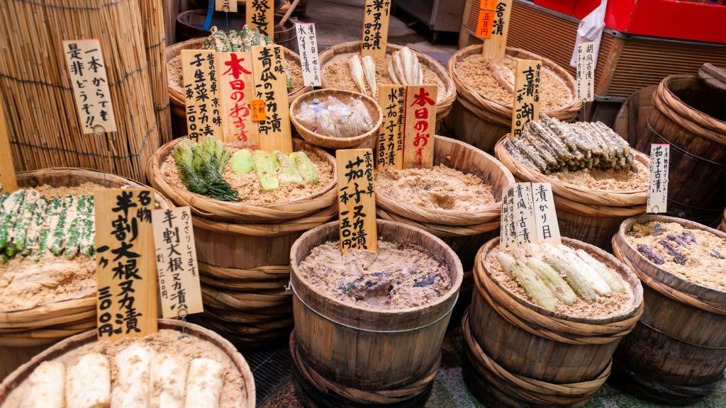 錦市場の漬物店