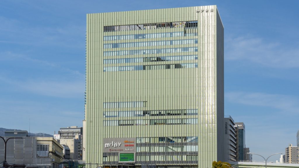 ショッピングモール ミント神戸の外観