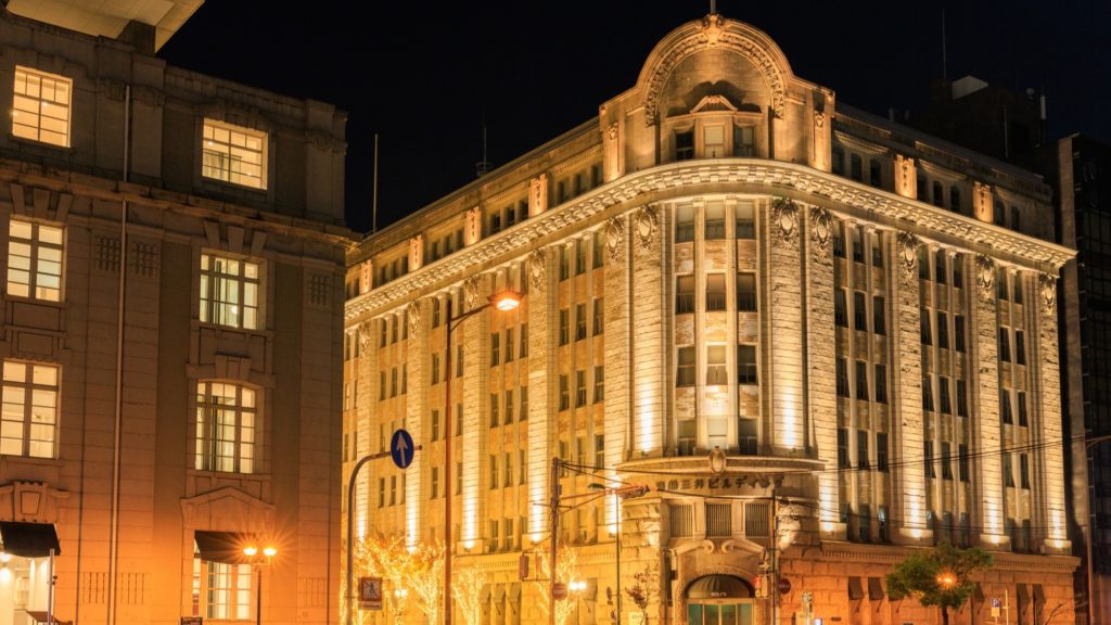 神戸旧居留地にある商船三井ビルディング