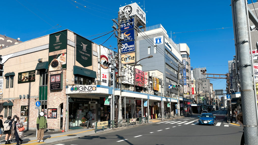 大井銀座商店街の様子