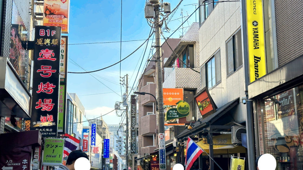 イスラム横丁の通りの様子