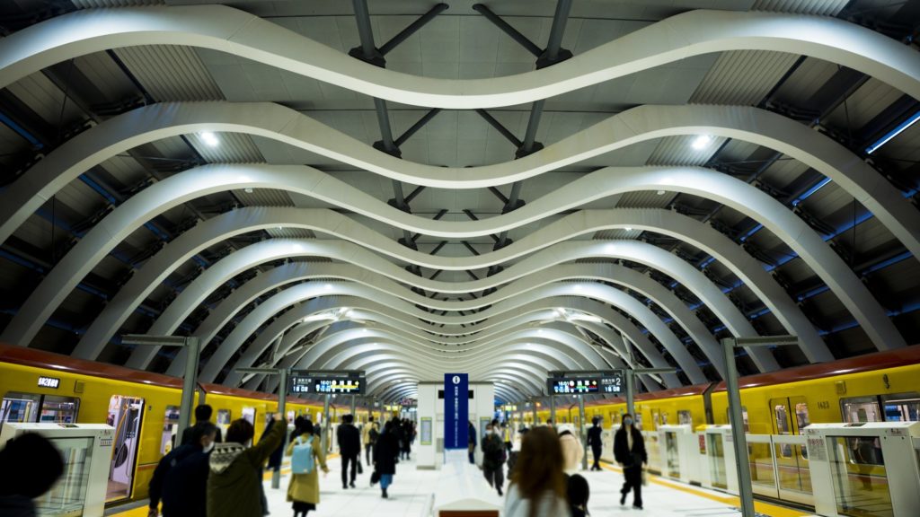 渋谷駅銀座線のホーム