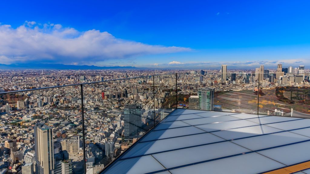 渋谷スカイから眺める渋谷の街