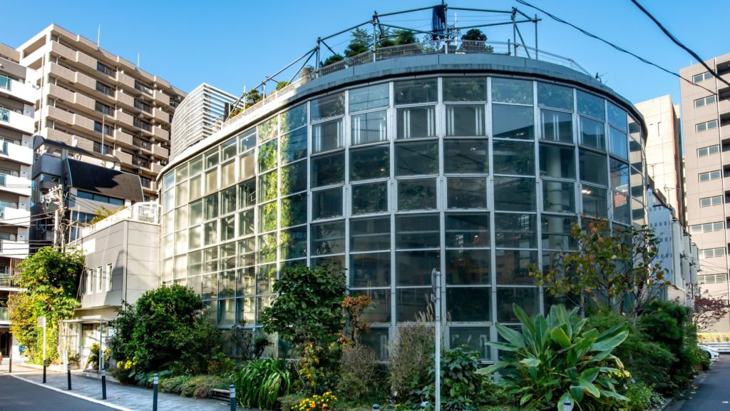 渋谷区ふれあい植物センター の外観